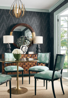 T15814 Gasparilla Black Islander Wallpaper by Thibaut