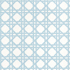 T15815 Canary Trellis Light Blue Islander Wallpaper by Thibaut
