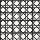 T15816 Canary Trellis Black Islander Wallpaper by Thibaut