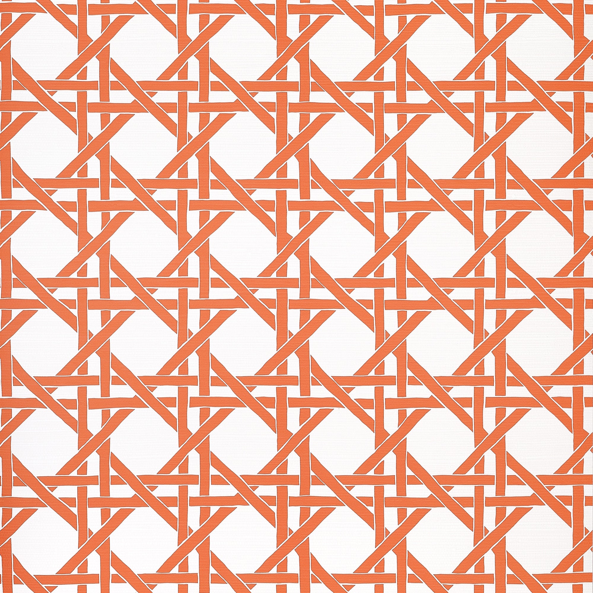 T15818 Canary Trellis Coral Islander Wallpaper by Thibaut