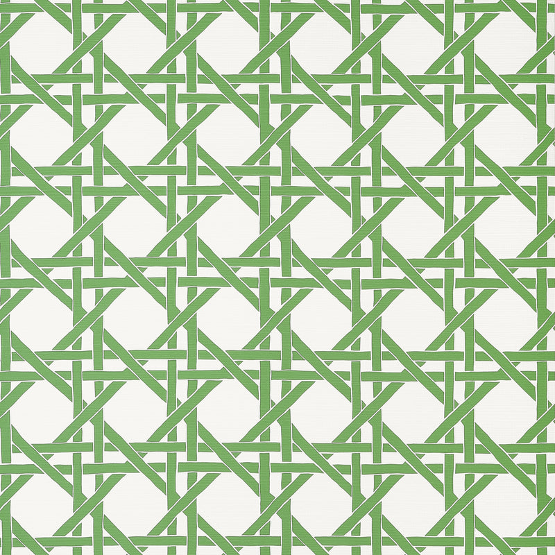 T15819 Canary Trellis Green Islander Wallpaper by Thibaut