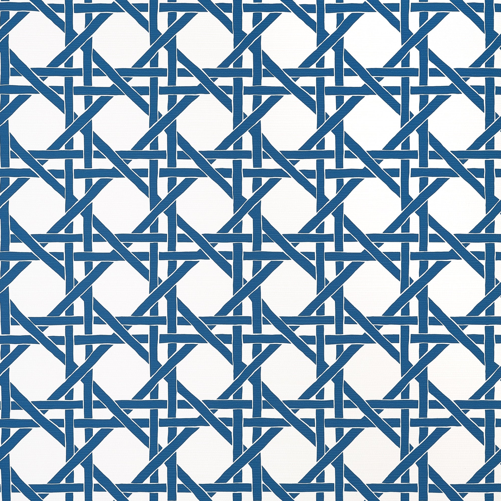 T15821 Canary Trellis Navy Islander Wallpaper by Thibaut