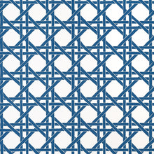 T15821 Canary Trellis Navy Islander Wallpaper by Thibaut