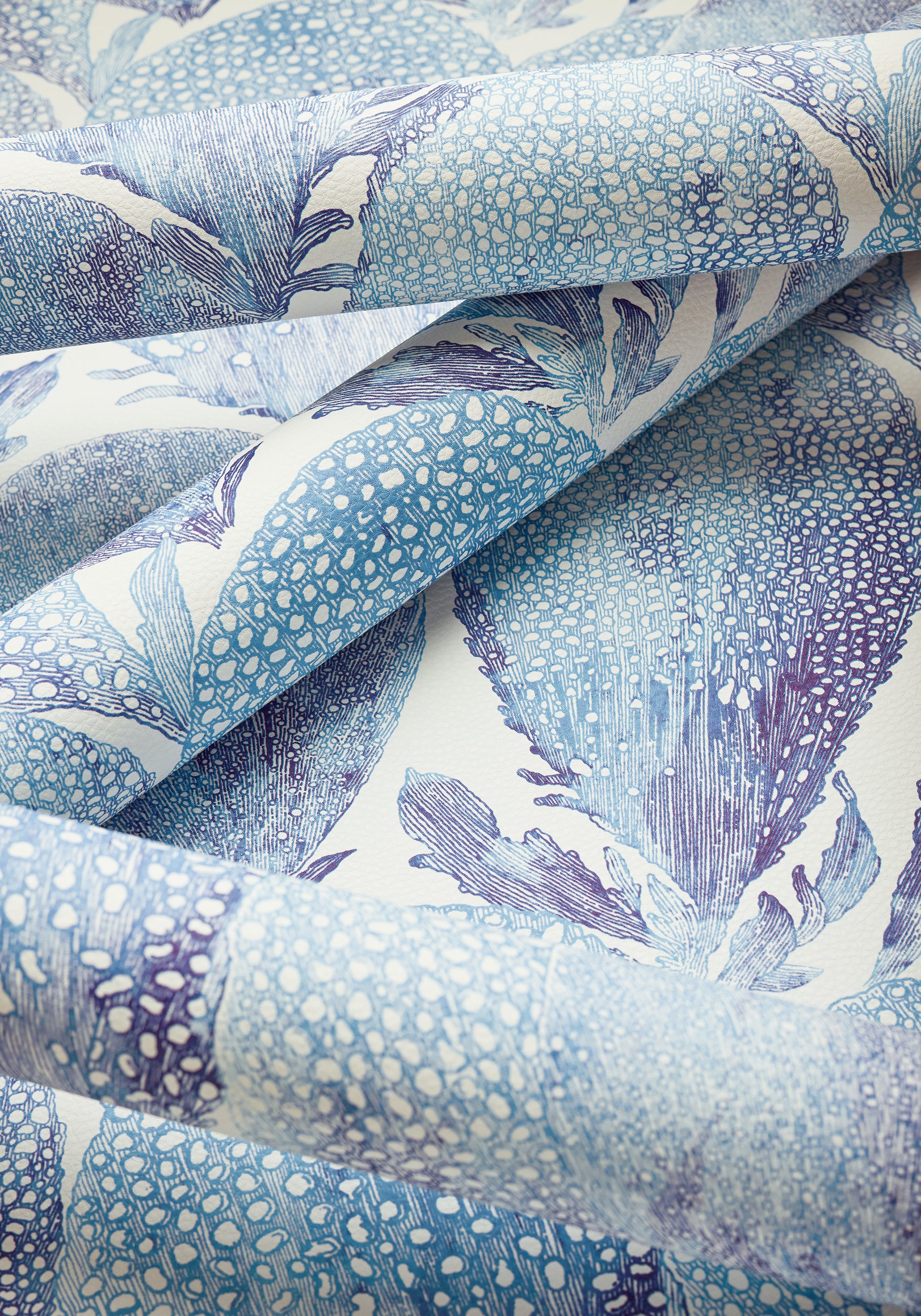 T15823 Under the Sea Turquoise and Plum Islander Wallpaper by Thibaut