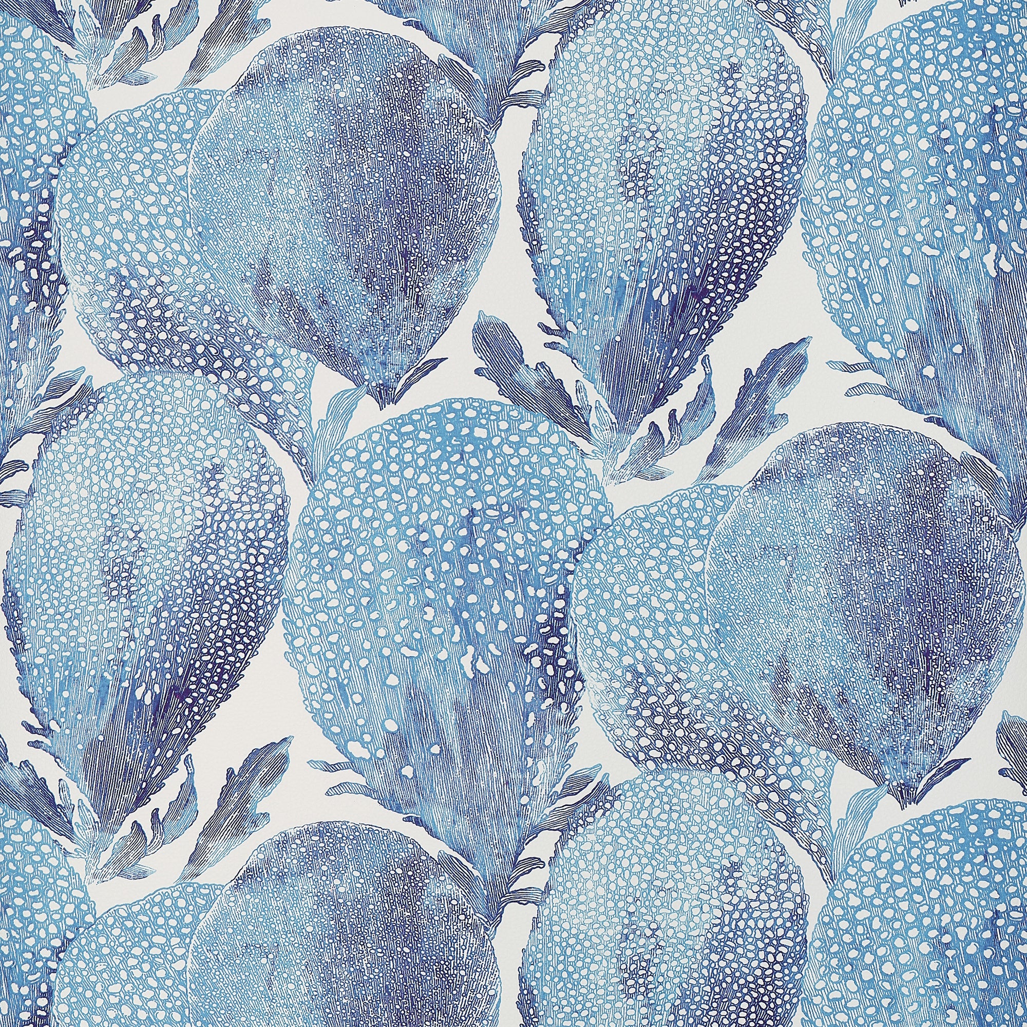 T15823 Under the Sea Turquoise and Plum Islander Wallpaper by Thibaut