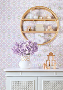 T15827 Kona Lavender Islander Wallpaper by Thibaut