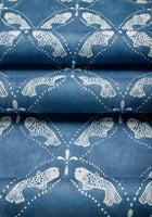 T15834 Santorini Navy Islander Wallpaper by Thibaut