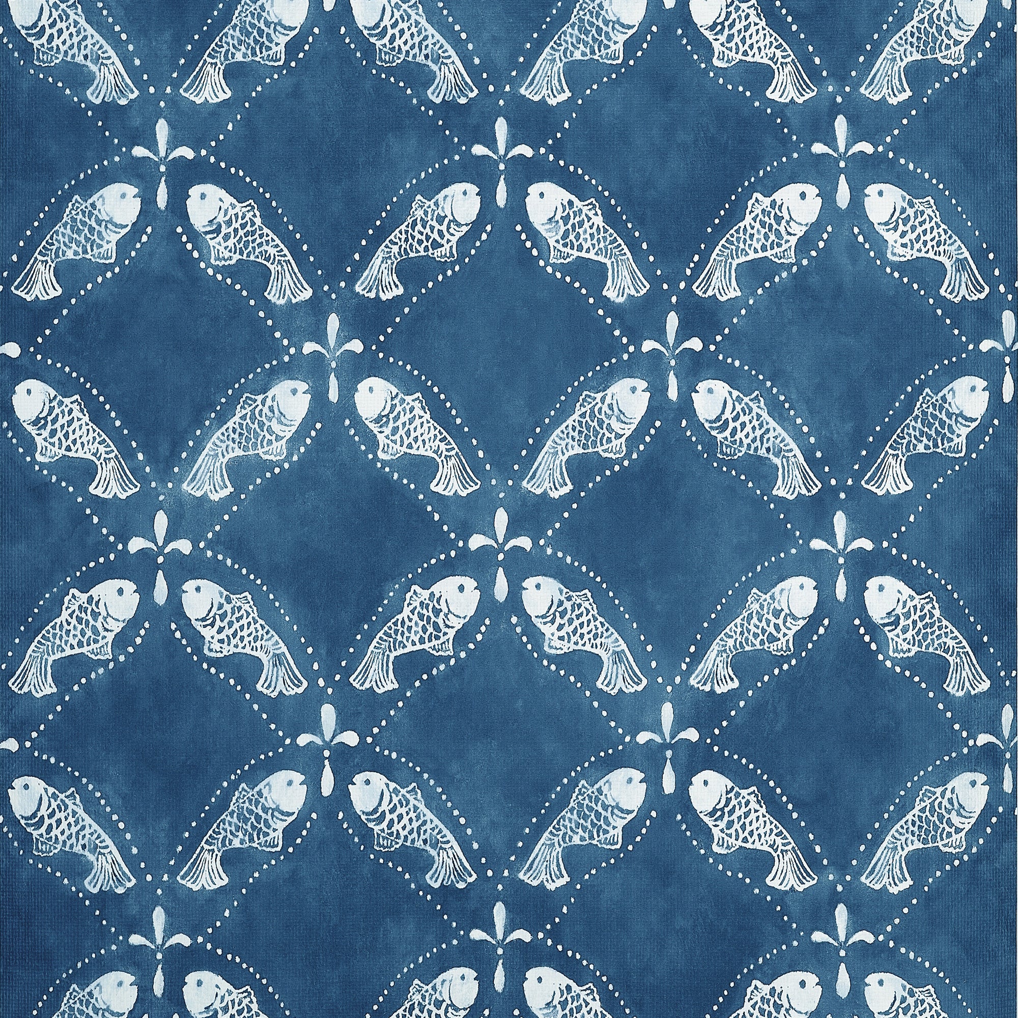 T15834 Santorini Navy Islander Wallpaper by Thibaut