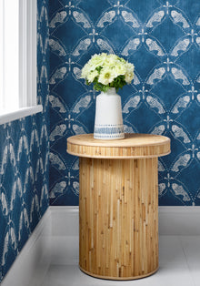 T15834 Santorini Navy Islander Wallpaper by Thibaut