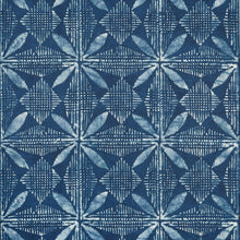 T15837 Tortuga Batik Navy Islander Wallpaper by Thibaut