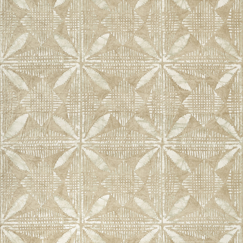 T15839 Tortuga Batik Beige Islander Wallpaper by Thibaut
