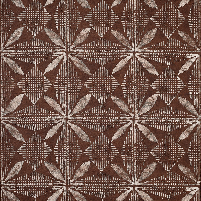 T15840 Tortuga Batik Brown Islander Wallpaper by Thibaut