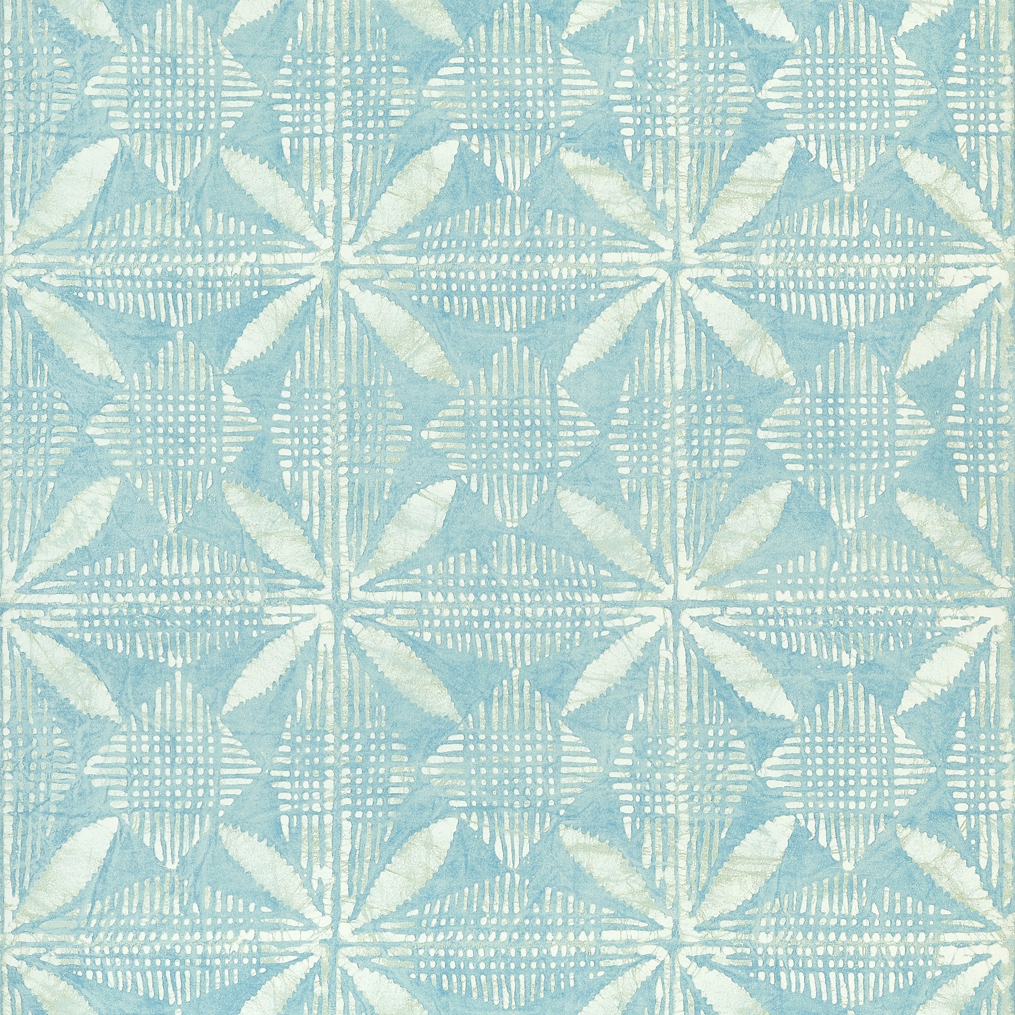 T15841 Tortuga Batik Turquoise Islander Wallpaper by Thibaut
