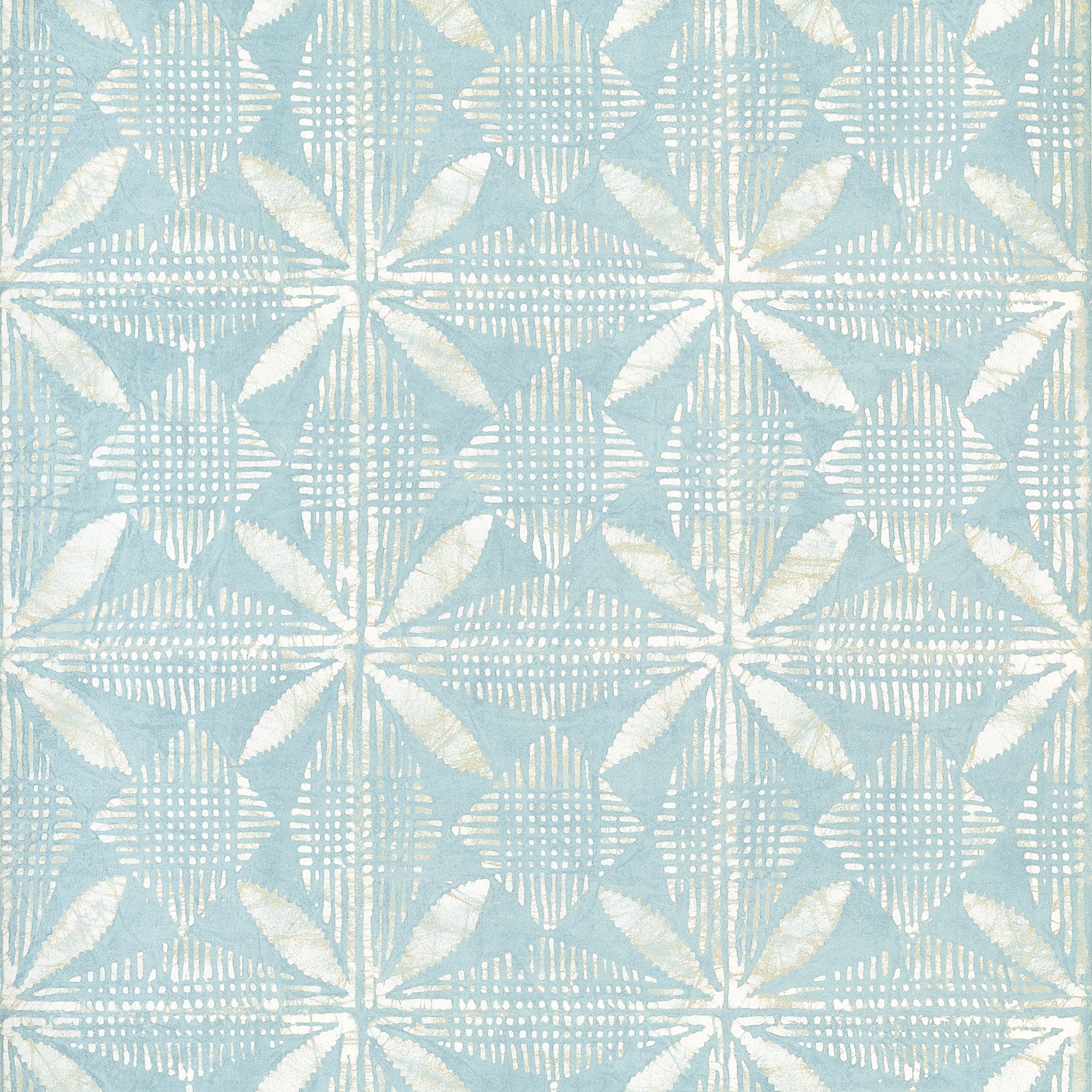 T15842 Tortuga Batik Light Blue Islander Wallpaper by Thibaut