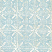T15842 Tortuga Batik Light Blue Islander Wallpaper by Thibaut
