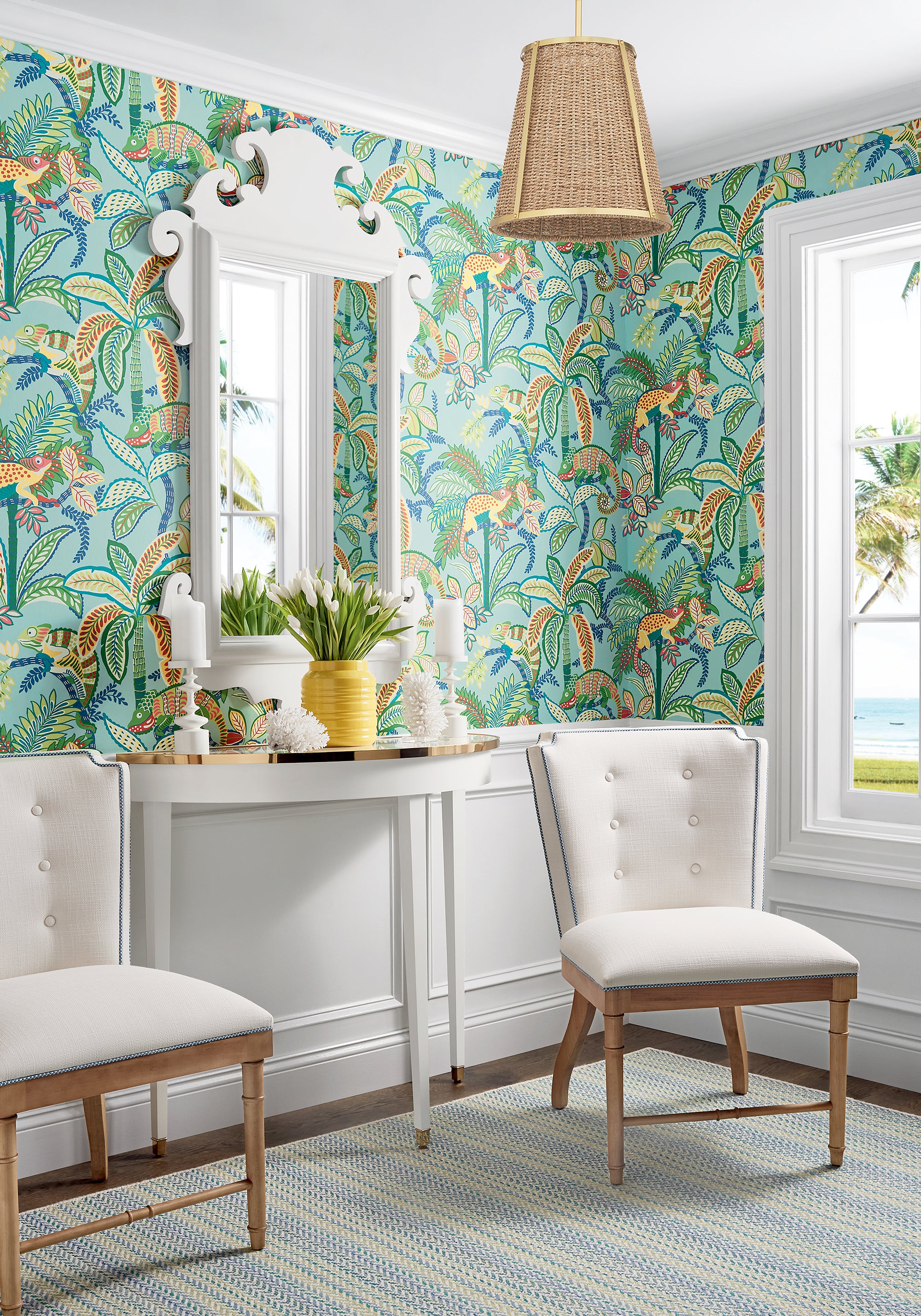 T15844 Iggy Poolside Islander Wallpaper by Thibaut