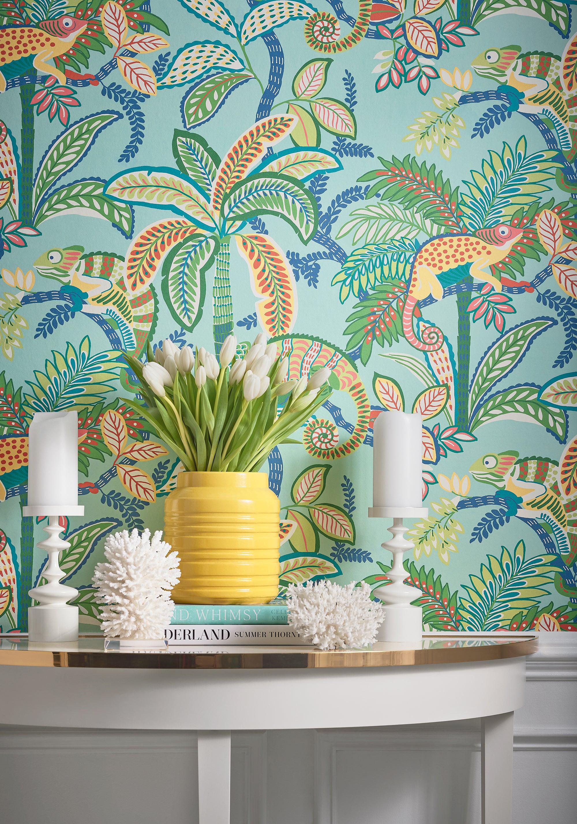 T15844 Iggy Poolside Islander Wallpaper by Thibaut