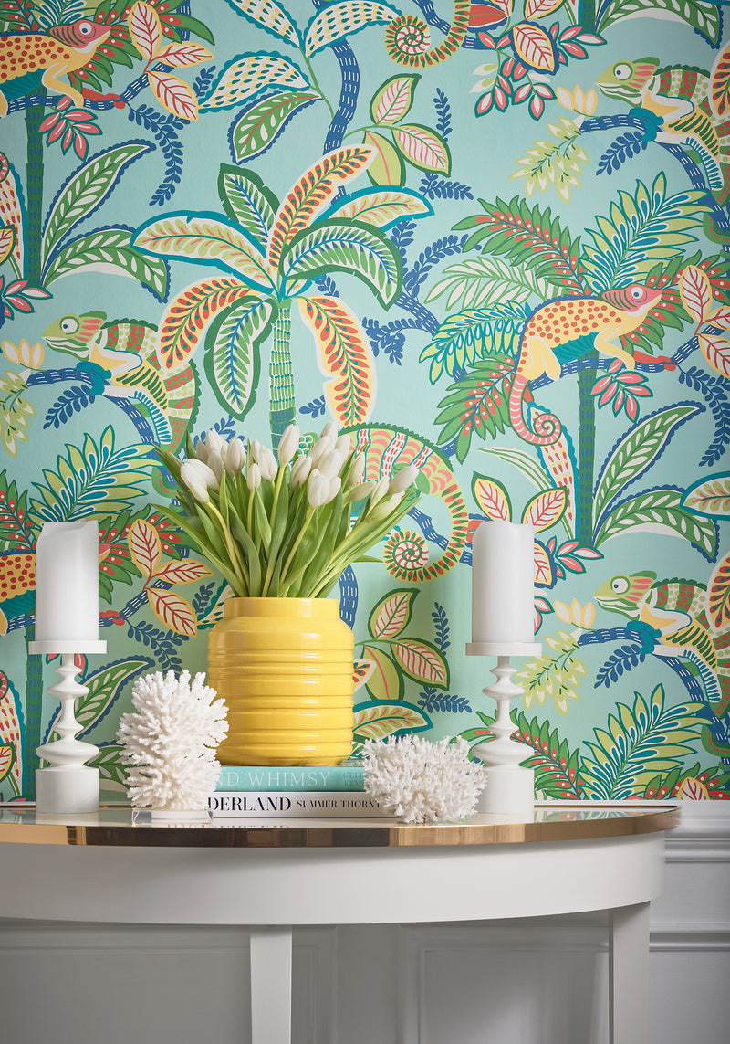 T15844 Iggy Poolside Islander Wallpaper by Thibaut