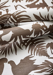 T15860 St. Kitts Brown Islander Wallpaper by Thibaut