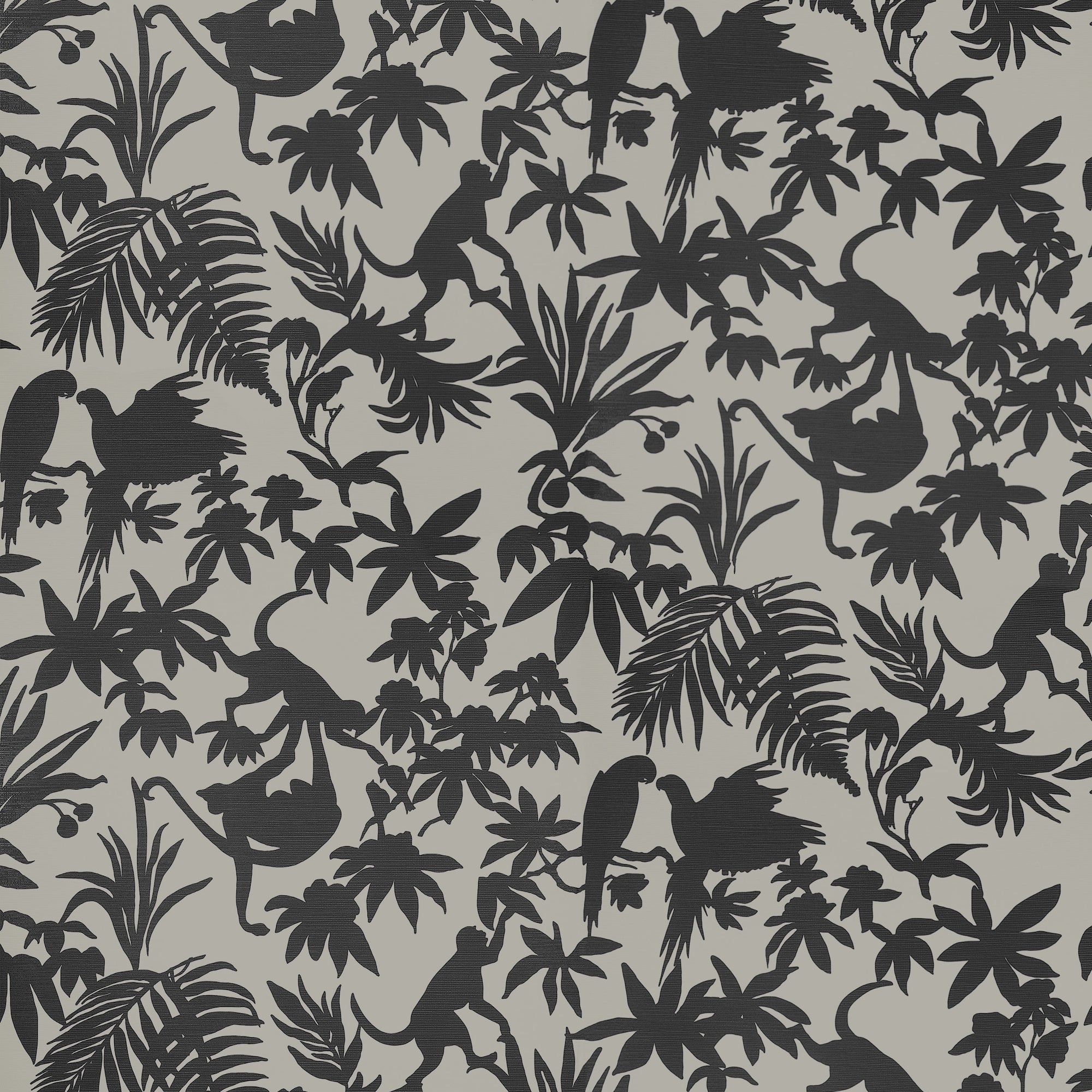 T15861 St. Kitts Black and Tan Islander Wallpaper by Thibaut