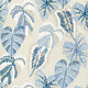 Delila Blue and Beige Islander Wallpaper by Thibaut