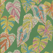T15866 Delila Green Islander Wallpaper by Thibaut