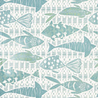T15871 Batik Fish Spa Blue Islander Wallpaper by Thibaut
