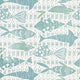 Batik Fish Spa Blue Islander Wallpaper by Thibaut