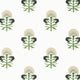 Tybee Bud Kismet Black and Green Wallpaper by Thibaut