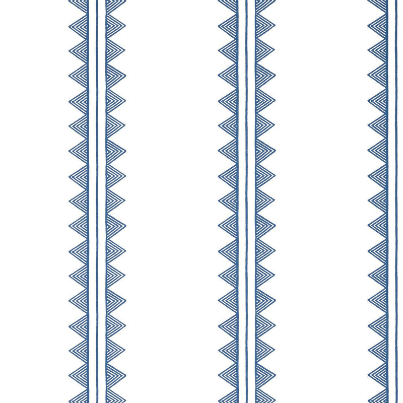 T16226 Agave Stripe Kismet Navy Wallpaper by Thibaut