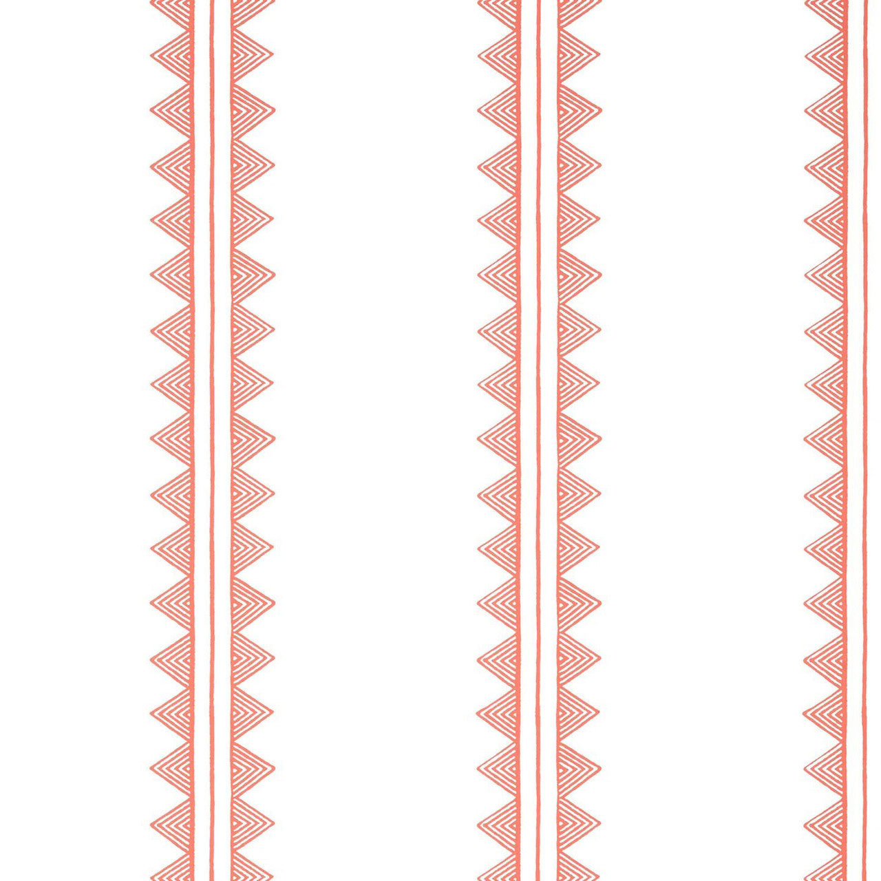 T16231 Agave Stripe Kismet Coral Wallpaper by Thibaut