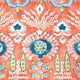 Mendoza Suzani Kismet Coral Wallpaper by Thibaut