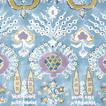 T16244 Mendoza Suzani Kismet French Blue and Lavender Wallpaper by Thibaut