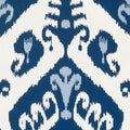 Indies Ikat Kismet Navy Wallpaper by Thibaut