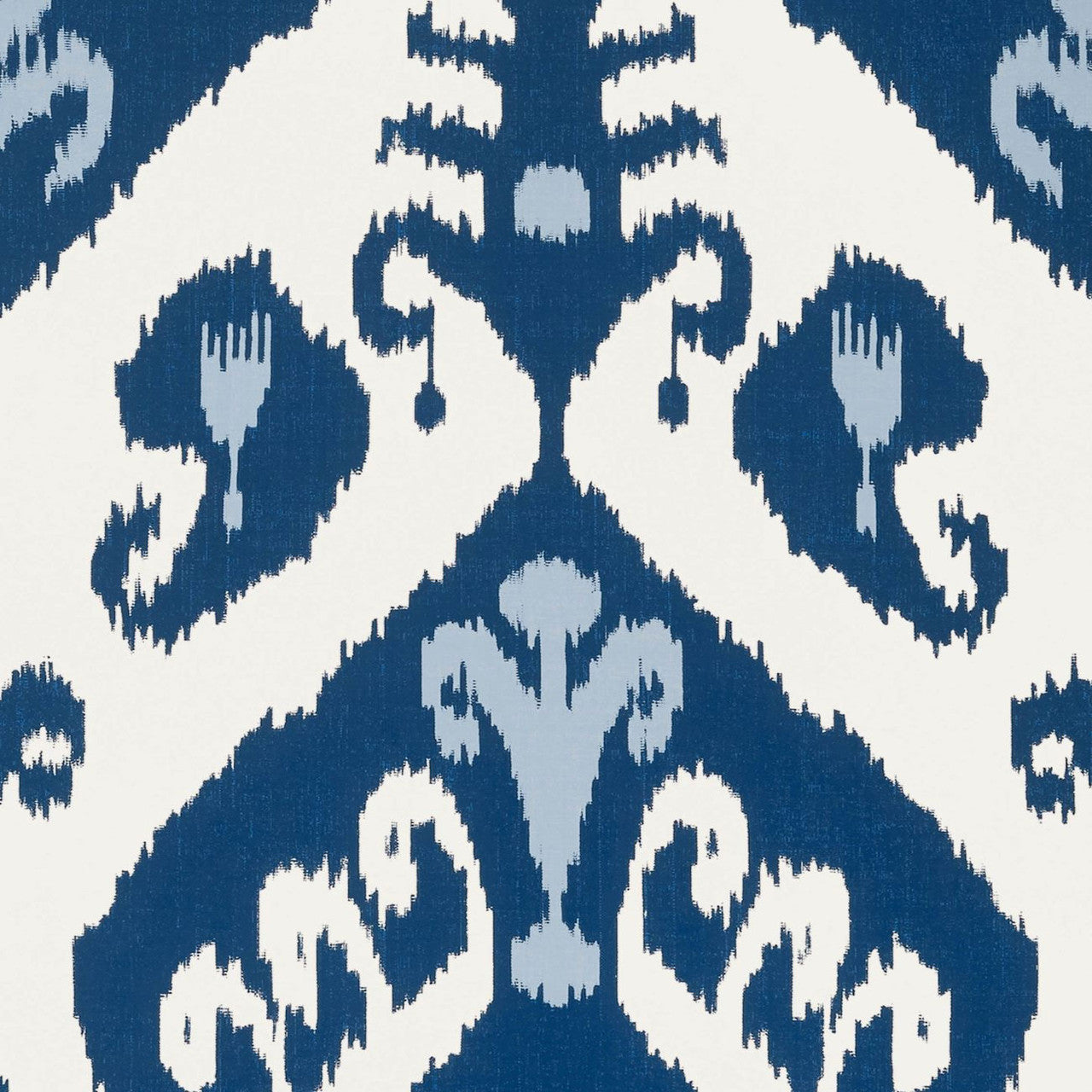 T16245 Indies Ikat Kismet Navy Wallpaper by Thibaut