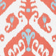 Indies Ikat Kismet Coral Wallpaper by Thibaut