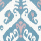 Indies Ikat Kismet Lavender and French Blue Wallpaper by Thibaut