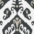 Indies Ikat Kismet Black Wallpaper by Thibaut