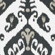 Indies Ikat Kismet Black Wallpaper by Thibaut