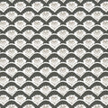 Emily Kismet Black and Beige Wallpaper by Thibaut