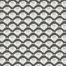 T16252 Emily Kismet Black and Beige Wallpaper by Thibaut