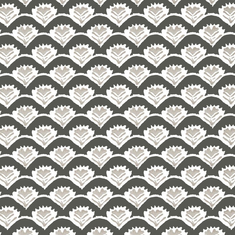 T16252 Emily Kismet Black and Beige Wallpaper by Thibaut