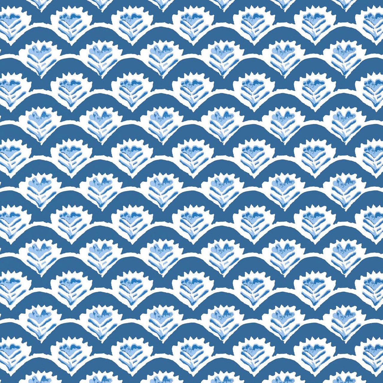 T16255 Emily Kismet Navy Wallpaper by Thibaut