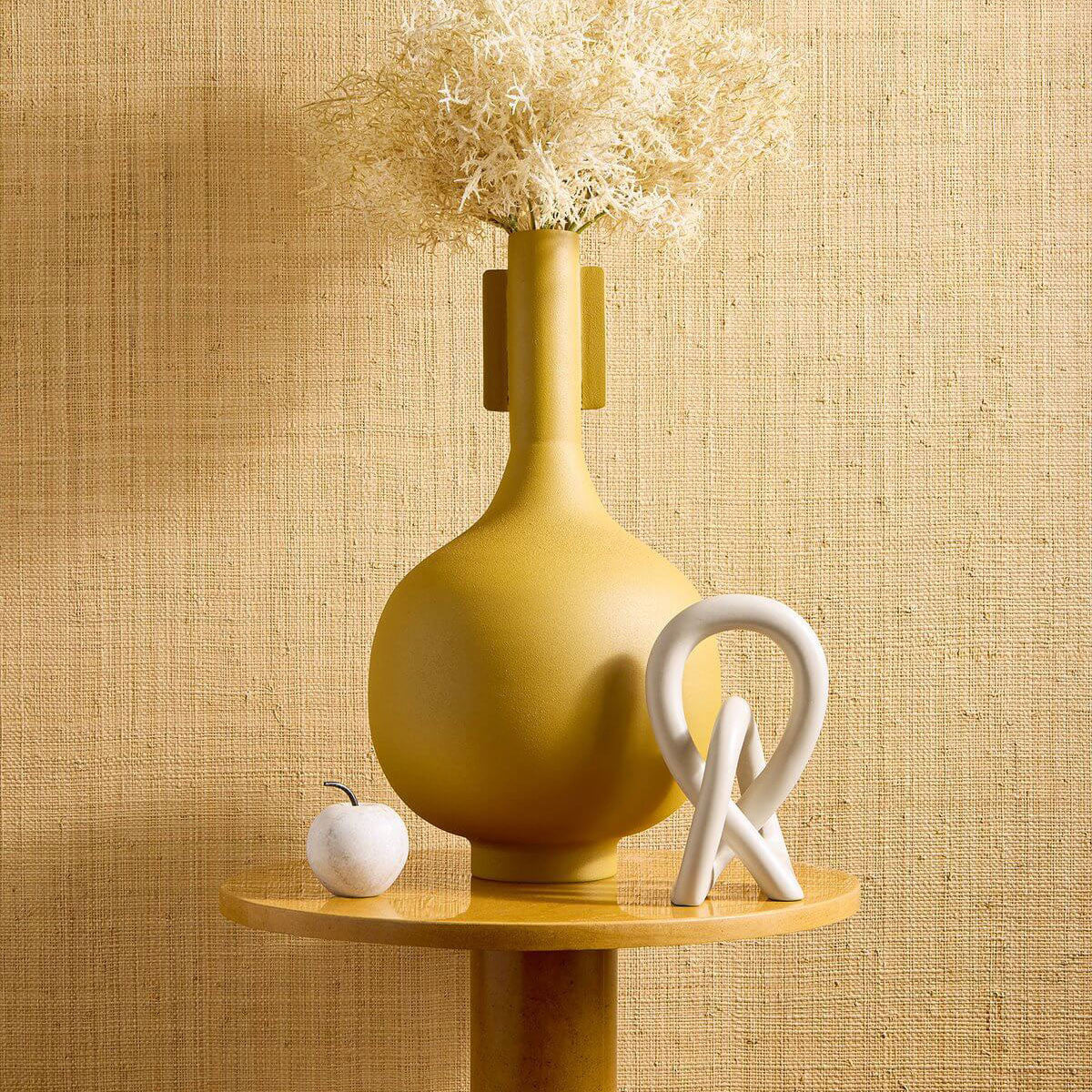 T19600 Bethany Raffia Grasscloth Resource Volume 6 Natural Wallpaper by Thibaut