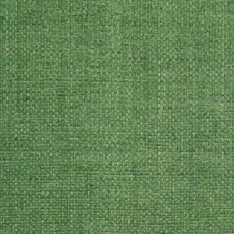 T19607 Lauderdale Grasscloth Resource Volume 6 Green Wallpaper by Thibaut