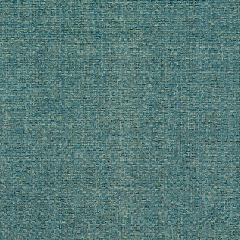 T19610 Lauderdale Grasscloth Resource Volume 6 Peacock Wallpaper by Thibaut