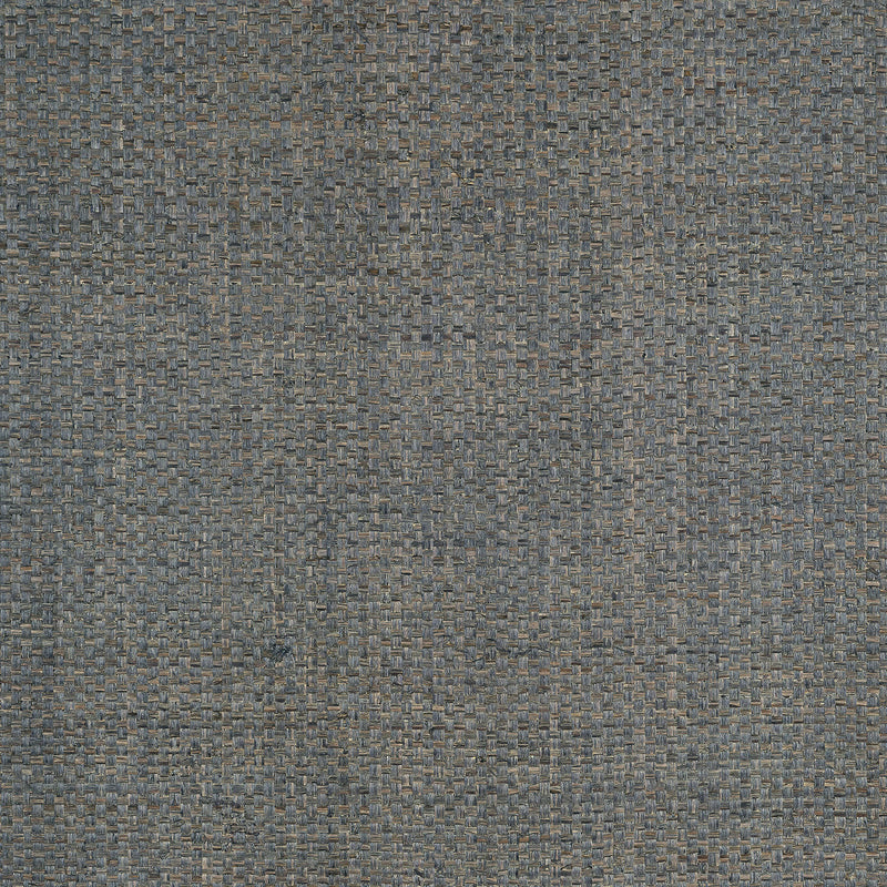 T19611 Lauderdale Grasscloth Resource Volume 6 Grey Wallpaper by Thibaut