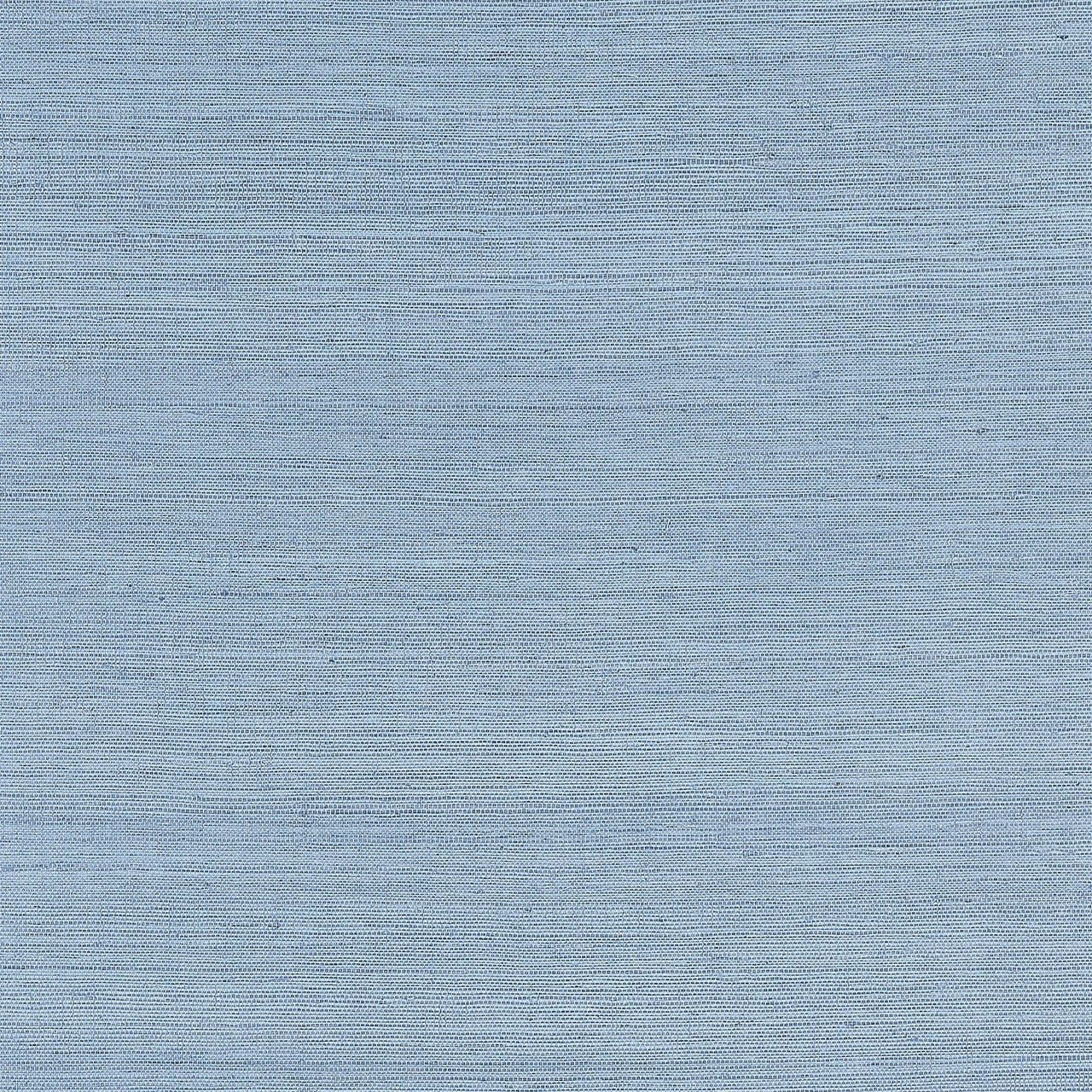 T19619 Shang Extra Fine Sisal Grasscloth Resource Volume 6 Blue Dusk Wallpaper by Thibaut