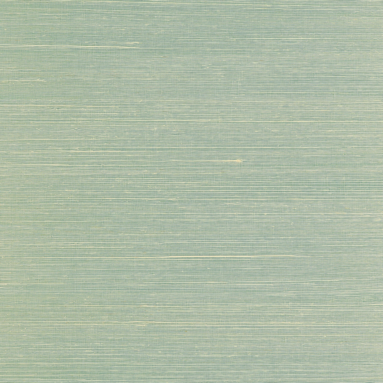 T19650 Heather Sisal Grasscloth Resource Volume 6 Green Wallpaper by Thibaut