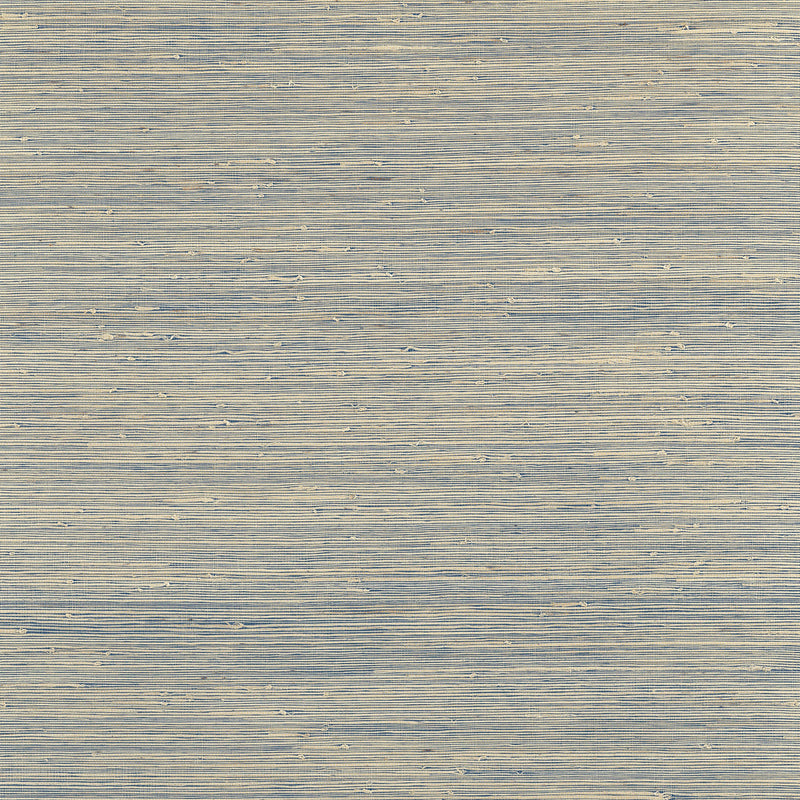 T19652 Sydney Grasscloth Resource Volume 6 Royal Blue Wallpaper by Thibaut